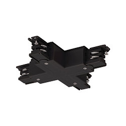 Conector en X trif�sico S-TRACK ON/OFF versi�n de montaje en superficie, conmutable, negro