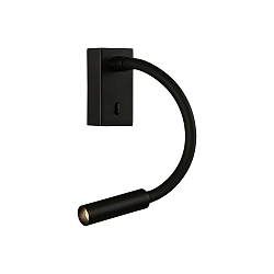 Luminaria para leer CIO 16/3239 con interruptor, ajustable IP20, negro