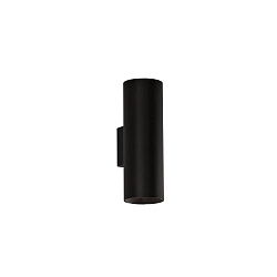 Luminaria de pared PIPE 16/3986-2 de 2 llamas IP20, negro