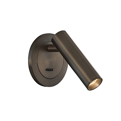 Luminaria de pared empotrable ATRIA 16/3925 con interruptor, ajustable IP20, color bronce