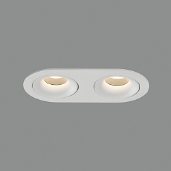 ceiling recessed luminaire MUSCA 2 flames GU10 IP20, white 
