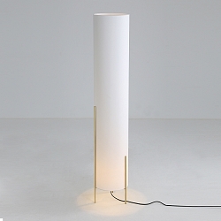 floor lamp NAOS 130 with switch E27 IP20, gold 
