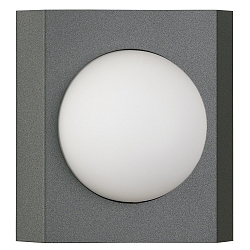 Luminaria de pared y techo TYPE NO 6116 E27 IP44, antracita regulable