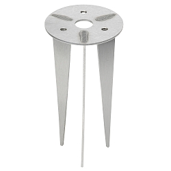 ground spike TYPE NO 0007 / Ø 10.5CM mechanical, stainless steel