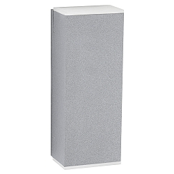 Luminaria de pared TYPE NO 2491 dos caras GU10 IP44, plata, transparente regulable