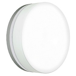 Luminaria de pared y techo TYPE NO 6307 peque�o, redondo IP65, �palo, plata mate 