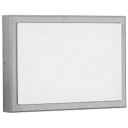 Luminaria de pared y techo TYPE NO 6355 angular IP44, acero mate, �palo regulable