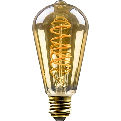 Filamento luminoso ST64 E27 4,8W 380lm 2200K 300� regulable