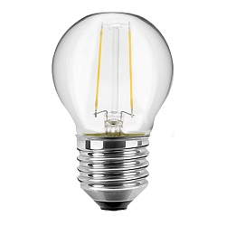 LED Lamp drop G45, 2,5W (25W), E27, 250lm, 2700K, glass clear