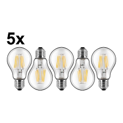 L�mpara de filamento LED juego de 5 E27 7W 810lm 2700K 300� CRI > 80 