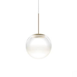 Luminaria colgante BLOP MOLL LV S IP20, cromo regulable