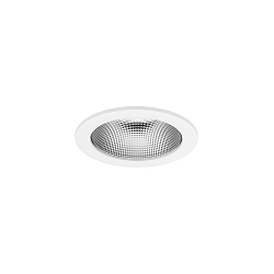 Luz downlight MUNA MAXI r�gido, para estaci�n de trabajo VDU, versi�n incorporada, CCT Switch, con la �ptica del lente IP20