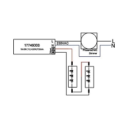 Fuente de alimentaci�n LED regulable