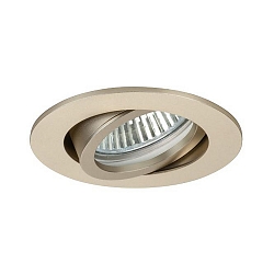 Luminaria empotrable TIRREL-R redondo, giratorio, con espaciador GU10 IP20, champ�n regulable 50W