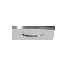 Luz downlight STEAM cuadrado, acero inoxidable