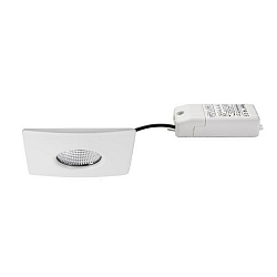 recessed luminaire CHOOOSE square LED IP44, white dimmable 5W 510lm 2700-4000K 20-40� 20-40� CRI 80-89