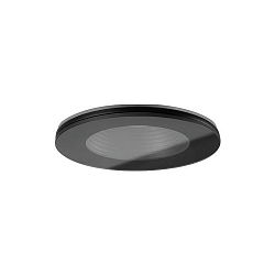 Luz downlight COVER-UP redondo, rígido, claro, negro