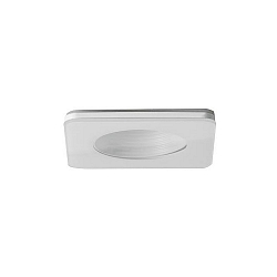 Luz downlight COVER-UP rígido, cuadrado, claro, blanco