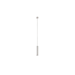 Luminaria colgante TOMEK 270MM de 1 llama, cil�ndrico, r�gido GU10 IP20, blanco mate regulable