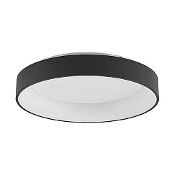 Luminaria de superficie GEORGA 2CCT CCT Switch IP20, negro mate regulable