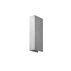 Luminaria de pared IP65, aluminio, transparente 