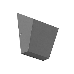 Luminaria de pared para exteriores ALEXIS conmutable LED IP54, gris 