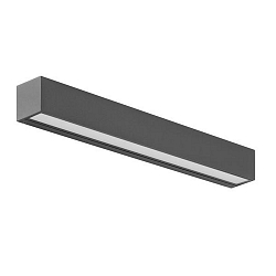 Luminaria de pared para exteriores DARBEE conmutable LED IP65, gris 