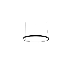 Luminaria colgante ANDROS IN � 80CM controlable por Matter IP20, recubrimiento con polvo, negro mate regulable