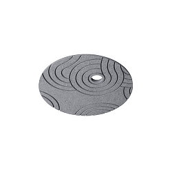 acoustical element SILENTIUM (STRUCTURE) 89.5CM round, asymmetrical, grey