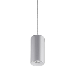 Luminaria colgante TRAXX MINI redondo, conmutable LED IP20, plata 