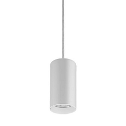 pendant luminaire TRAXX MIDI round, switchable LED IP20, silver 