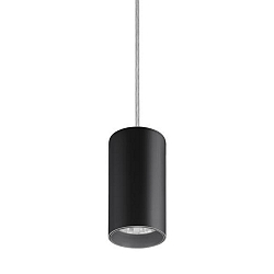 Luminaria colgante TRAXX MIDI redondo, conmutable LED IP20, negro 