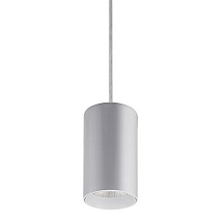 Luminaria colgante TRAXX MAXI redondo, conmutable LED IP20, plata 