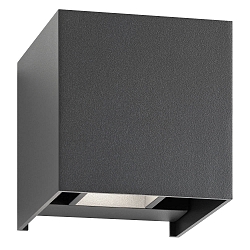 Luminaria de pared para exteriores Arriba-Abajo, ajustable IP54