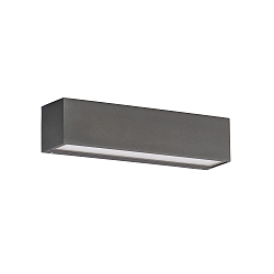 Luminaria de pared para exteriores 25CM Arriba-Abajo, lang IP65, antracita