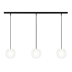 pendant luminaire ACAI 16 3 flames E27 IP20, mat, opal white dimmable