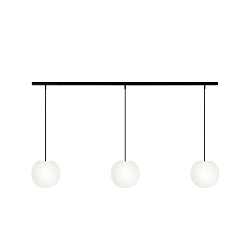 pendant luminaire ACAI 21 3 flames E27 IP20, mat, opal white dimmable