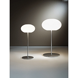 Luminaria de mesa AIH con interruptor G9 IP20, aluminio cepillado, brillante, blanco 