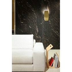 Luminaria de pared ASHIYA regulable, indirecta, mate, lat�n regulable