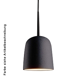 Luminaria colgante CLAVIO S de 1 llama, peque�o, regulable E27 IP20, antracita, negro mate regulable