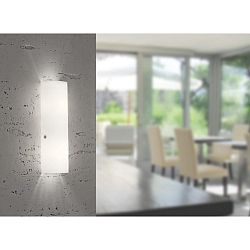 Luminaria de pared TUBO Arriba-Abajo, regulable E14 IP20, n�quel mate, �palo, blanco mate regulable