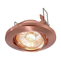 Foco GU10 IP20, color cobre regulable