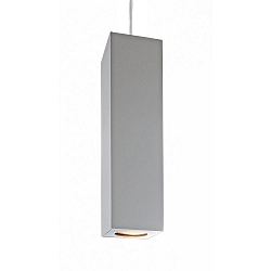 Luminaria colgante SQUAD  GU10 IP20, plata