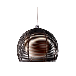 Luminaria colgante FILO BALL G9 IP20, negro
