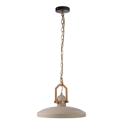 Luminaria colgante CYGNI E27 IP20, dorado mate, gris