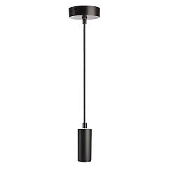 Luminaria colgante LUCEA DIM IP20, negro intenso regulable