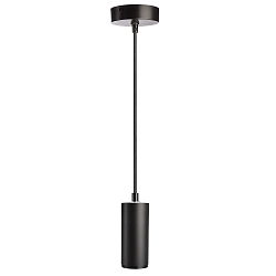 Luminaria colgante LUCEA DIM IP20, negro intenso regulable