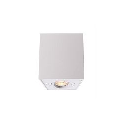 Luminaria de techo BENGALA SQUARE forma de cubo, ajustable GU10 IP20, blanco regulable