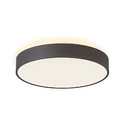 Luminaria de pared y techo MENKAR 40 IP20, negro