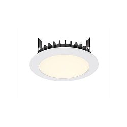 Luminaria empotrable para techos PANEL ROUND III 12 corriente constante, blanco regulable